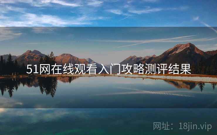 51网在线观看入门攻略测评结果