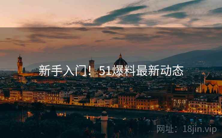 新手入门！51爆料最新动态