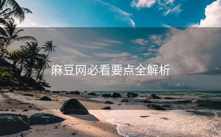 麻豆网必看要点全解析
