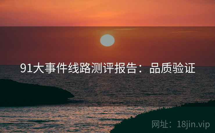 91大事件线路测评报告：品质验证